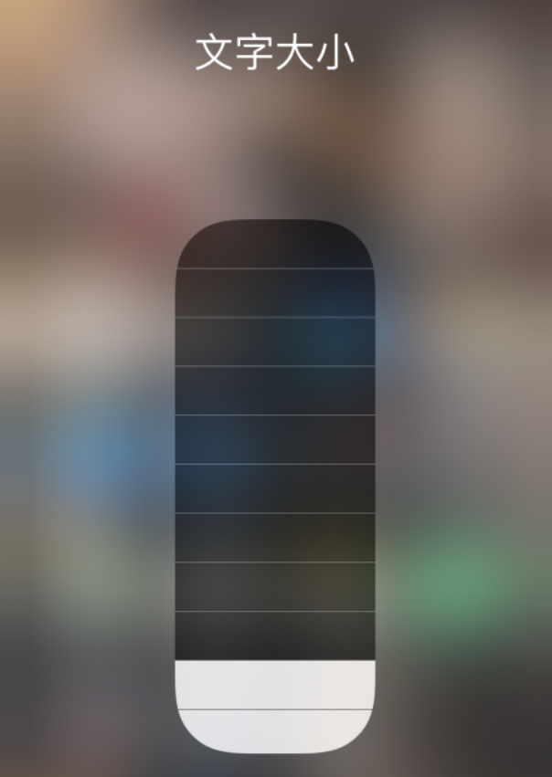 睢县苹果手机维修分享小技巧：在 iPhone 控制中心快速调节字体大小 